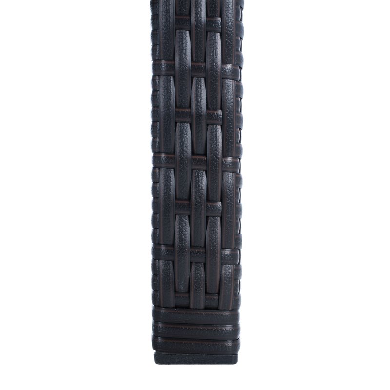 Safavieh Garnen 4-Piece Polyester Fabric/Foam Living Set in Black/White Cushion