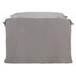 Safavieh Fontana 4-Piece Polyester Fabric Outdoor Set Cover in Gray