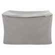 Safavieh Fontana 4-Piece Polyester Fabric Outdoor Set Cover in Gray