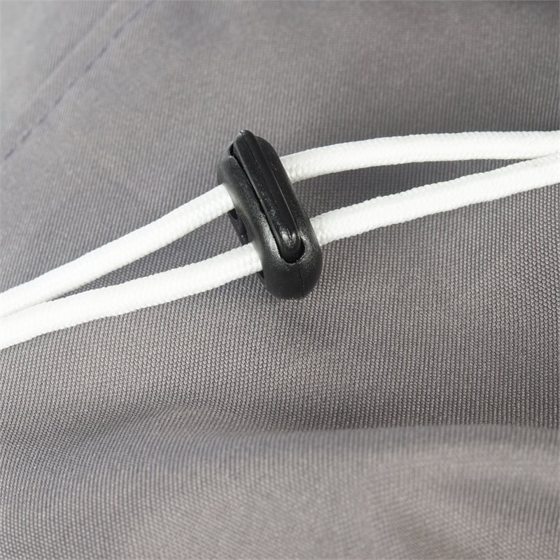 Safavieh Fontana 4-Piece Polyester Fabric Outdoor Set Cover in Gray