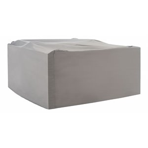 Safavieh Montez 4-Piece Contemporary Polyester Fabric Set Cover in Gray