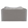 Safavieh Alda 4-Piece Contemporary Polyester Fabric Set Cover in Gray