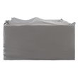 Safavieh Alda 4-Piece Contemporary Polyester Fabric Set Cover in Gray