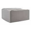 Safavieh Alda 4-Piece Contemporary Polyester Fabric Set Cover in Gray