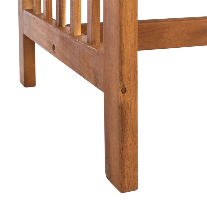 Safavieh Rocklin Wood 4 Pc Outdoor Set  in Natural / Beige