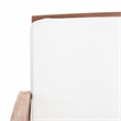 Safavieh Rocklin Wood 4 Pc Outdoor Set  in Natural / Beige