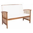 Safavieh Rocklin Wood 4 Pc Outdoor Set  in Natural / Beige