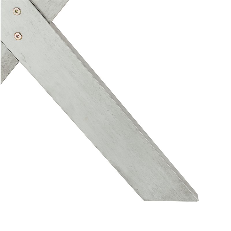 Safavieh Marina 3-Piece Acacia Wood Outdoor Set in Distressed Gray