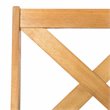 Safavieh Bruna 3-Piece Eucalyptus Wood Outdoor Bistro Set in Natural