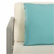 Safavieh Montez 4-Piece Eucalyptus Wood Outdoor Set in Gray/Beige