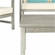 Safavieh Montez 4-Piece Eucalyptus Wood Outdoor Set in Gray/Beige