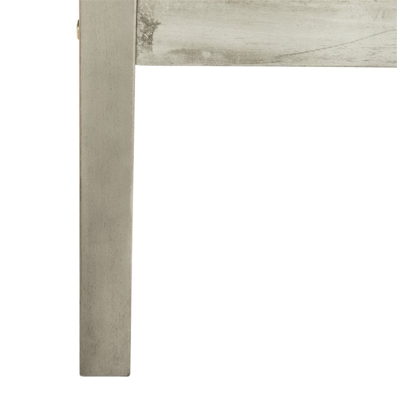Safavieh Montez 4-Piece Eucalyptus Wood Outdoor Set in Gray/Beige