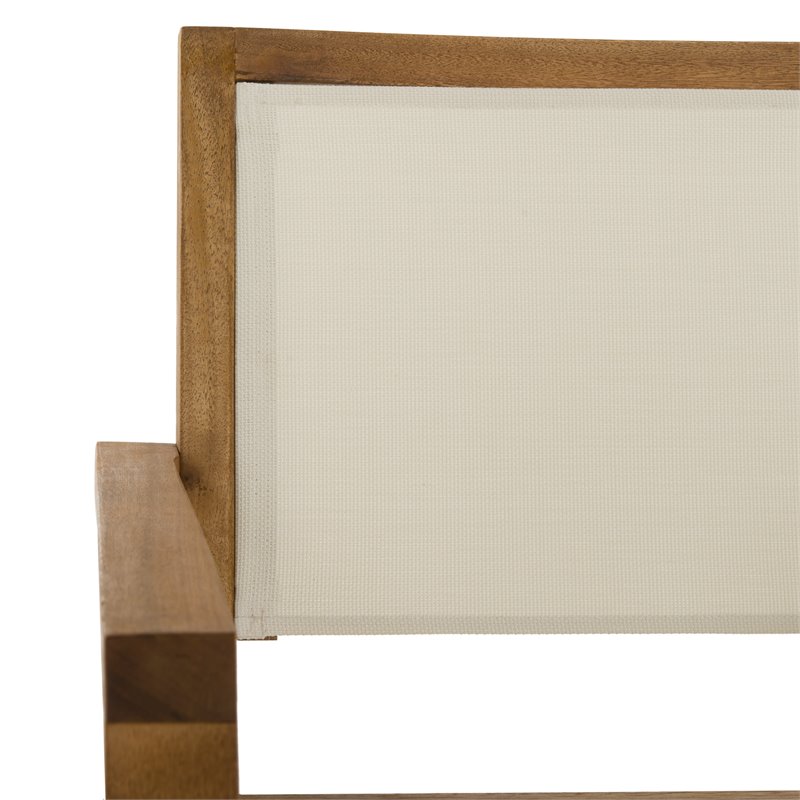 Safavieh Chante 5-Piece Round Eucalyptus Wood Table in Teak Natural