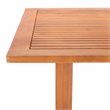 Safavieh Pate 3-Piece Wood/Polyester Bistro Set in Natural/Navy/Beige