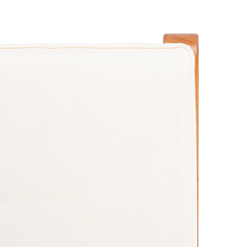 Safavieh Chaston 4-Piece Eucalyptus Wood/Polyester Living Set in Natural/Navy