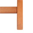 Safavieh Chaston 4-Piece Eucalyptus Wood/Polyester Living Set in Natural/Navy
