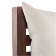 Safavieh Reid 4-Pc Wood/Polyester Outdoor Living Set in Gray Wash/Natural