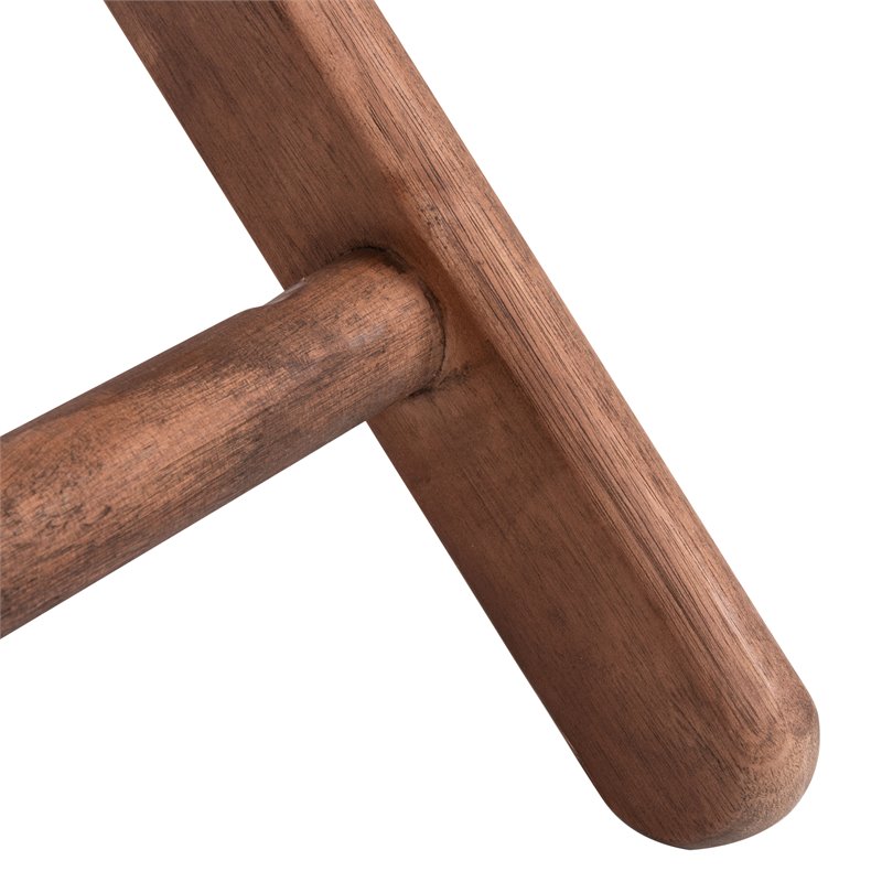 Safavieh Jardin 3-Piece Wood Outdoor Dining Set in Gray Wash/Natural/Beige