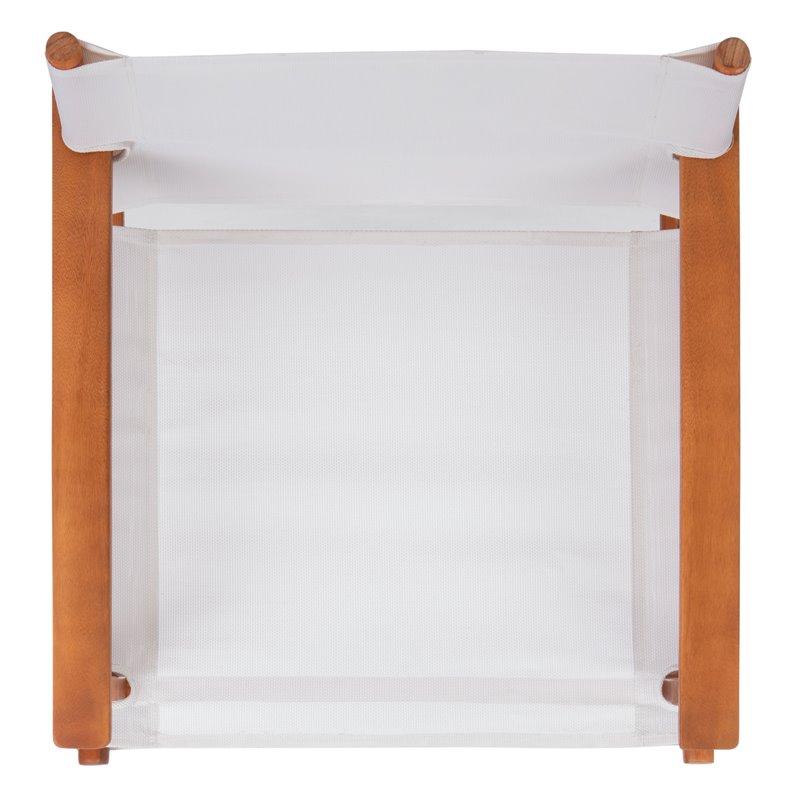 Safavieh Mardin 5-Piece Eucalyptus Wood Outdoor Dining Set in Natural/Beige