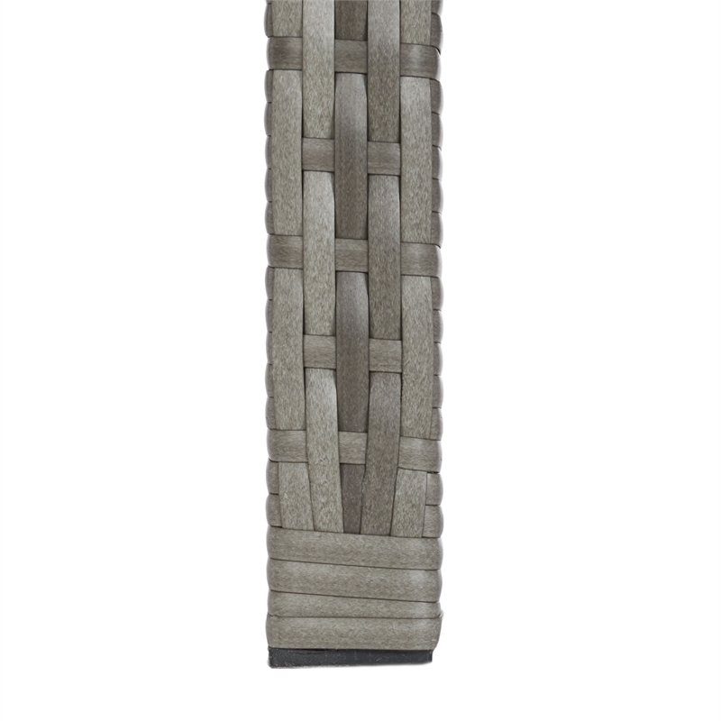 Safavieh Aboka 4-Piece Polyester Wicker/Steel Outdoor Living Set in Gray