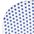 Safavieh Hooper Rattan Indoor/Outdoor Arm Chairs in Blue and White (Set of 2)