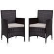 Safavieh Kendrick Rattan Chairs in Brown and Sand (Set of 2)