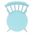 Safavieh Broderick Stackable Metal Outdoor Side Chairs in Baby Blue (Set of 2)