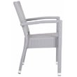 Safavieh Kelda Wicker / Rattan Outdoor Arm Chairs in Gray (Set of 2)