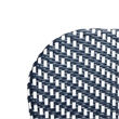 Safavieh Lisbeth Wicker / Rattan Side Chairs in Navy and White (Set of 2)