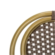 Safavieh Rosen Wicker / Rattan Outdoor Arm Chairs in Brown and White (Set of 2)