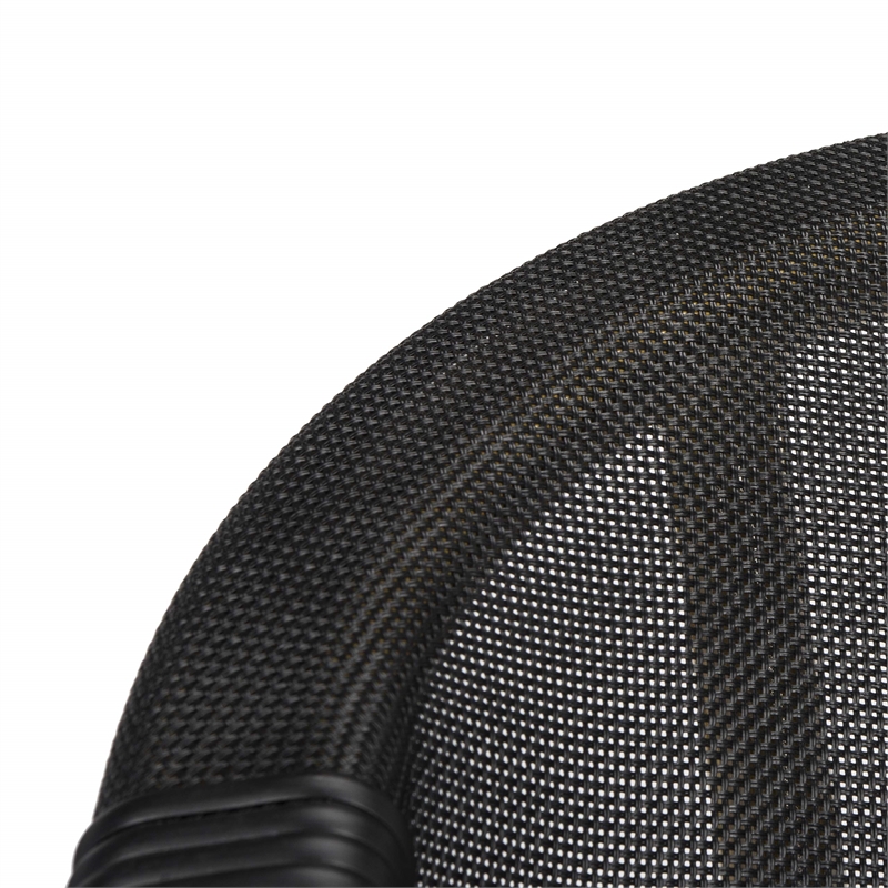 Safavieh Burke Wicker / Rattan Outdoor Arm Chairs in Black (Set of 2)