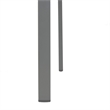 Safavieh Gerhardt Stackable Wood/Metal Outdoor Chairs in Gray (Set of 2)