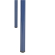 Safavieh Rayton Wood/Metal Patio Stackable Chairs in Navy and Brown (Set of 2)
