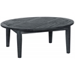 Safavieh Anaheim 5-Piece Acacia Wood/Polyester Coffee Set in Dark Gray/Beige
