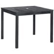 Safavieh Bradbury 5-Piece Acacia Wood/Polyester Dining Set in Dark Gray/Beige
