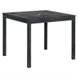Safavieh Del Mar 5-Piece Acacia Wood/Polyester Dining Set in Dark Gray/Beige