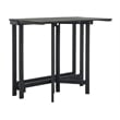 Safavieh Wilton Acacia Wood Balcony Corner Lounge Set in Dark Slate Gray/Beige