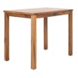 Safavieh Pratia 5-Piece Acacia Wood Frame Outdoor Set in Natural and Navy
