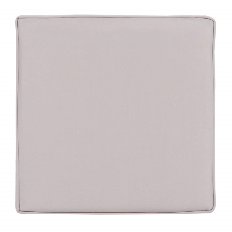 Safavieh Horus Wicker/Polyester/Steel Frame Outdoor Dining Set in Gray/Beige