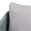 Safavieh Kerson 4-Piece Polyester Fabric/Steel Outdoor Living Set in Gray