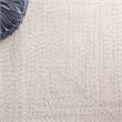 Safavieh Braided 10' X 14' Hand Woven Rug in Ivory / Light Gray