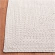 Safavieh Braided 10' X 14' Hand Woven Rug in Ivory / Light Gray