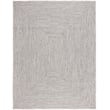 Safavieh Braided 9' X 12' Hand Woven Rug in Gray / Ivory