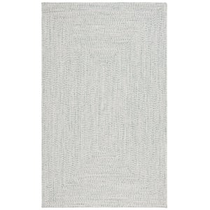 Safavieh Braided 9' X 12' Hand Woven Rug in Ivory / Green