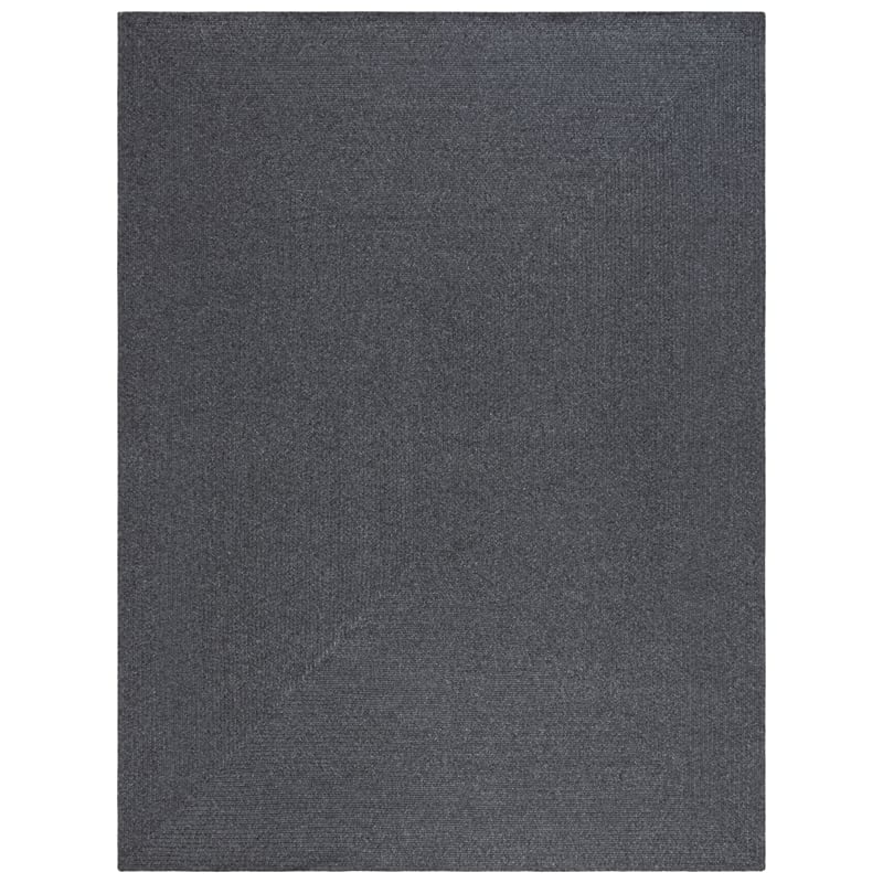 Safavieh Braided 10' X 14' Hand Woven Rug in Black / Gray