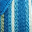 Safavieh Braided 7' X 7' Round Hand Woven Rug in Aqua / Green