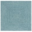Safavieh Braided 8' X 8' Square Hand Woven Rug in Teal / Green