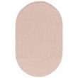 Safavieh Braided 9' X 12' Oval Hand Woven Rug in Beige/ Ivory