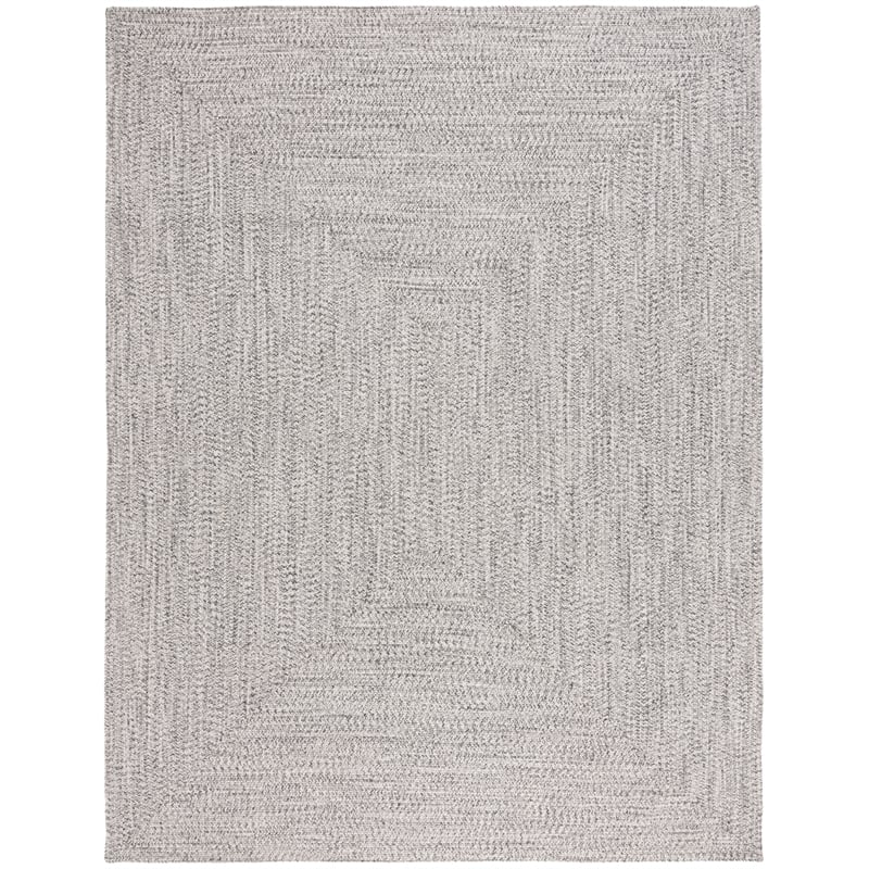 Safavieh Braided 10' X 14' Hand Woven Rug in Gray / Ivory
