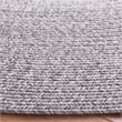 Safavieh Braided 5' X 5' Round Hand Woven Rug in Gray / Ivory